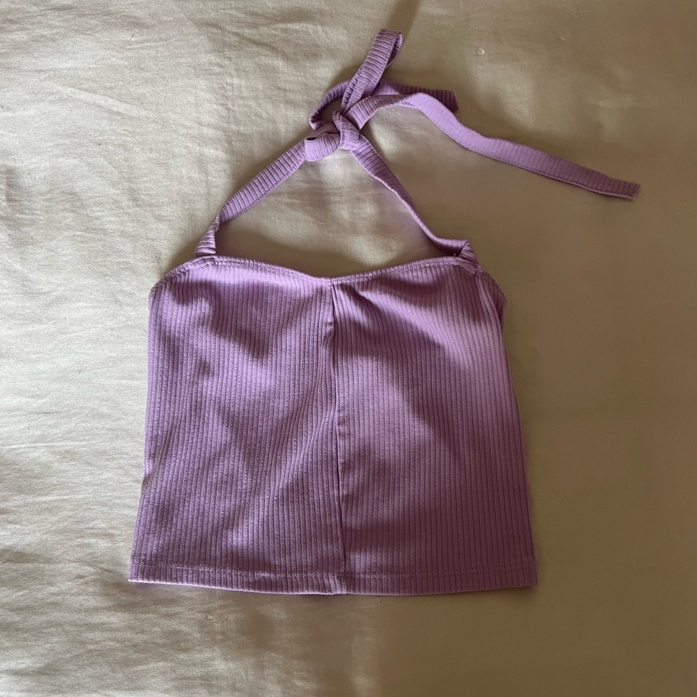 Lavender crop top 💜